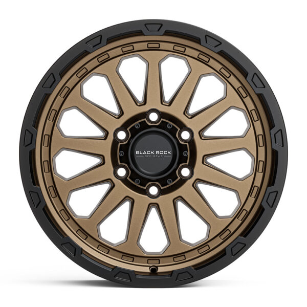 BLACK ROCK PRIME DARK BRONZE BLACK RING 4X4 RIMS FOR OFF-ROAD TRUCK SUV 4WD 18 INCH 20 INCH