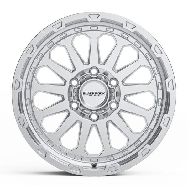 BLACK ROCK PRIME HYPER SILVER 4X4 RIMS FOR OFF-ROAD TRUCK SUV 4WD 18 INCH 20 INCH