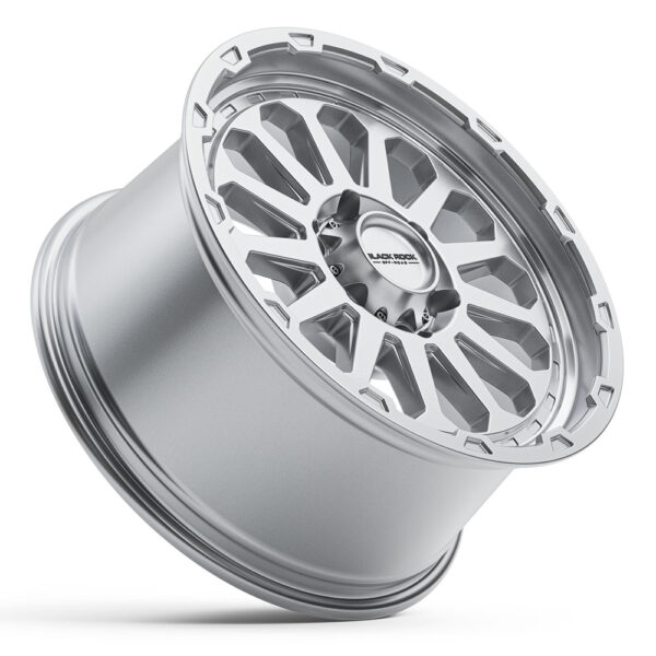BLACK ROCK PRIME HYPER SILVER 4X4 RIMS FOR OFF-ROAD TRUCK SUV 4WD 18 INCH 20 INCH
