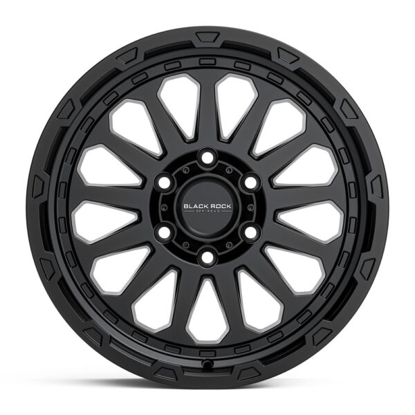 BLACK ROCK PRIME SATIN BLACK 4X4 RIMS FOR OFF-ROAD TRUCK SUV 4WD 18 INCH 20 INCH