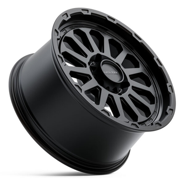 BLACK ROCK PRIME SATIN BLACK 4X4 RIMS FOR OFF-ROAD TRUCK SUV 4WD 18 INCH 20 INCH