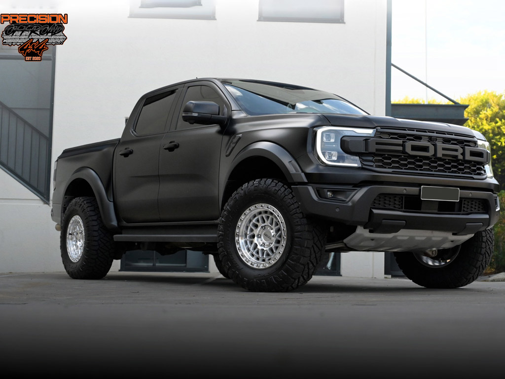 Ford Ranger | Black Rock Fury Silver Machined Wheels