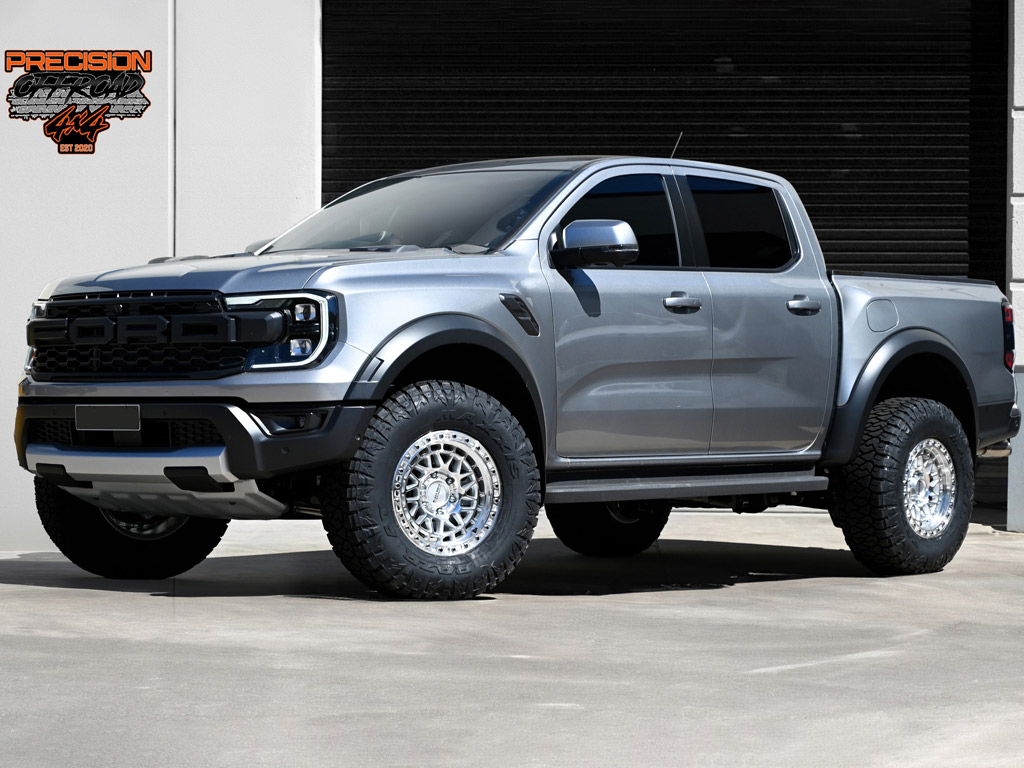 Ford Ranger | Black Rock Fury Silver Machined Wheels
