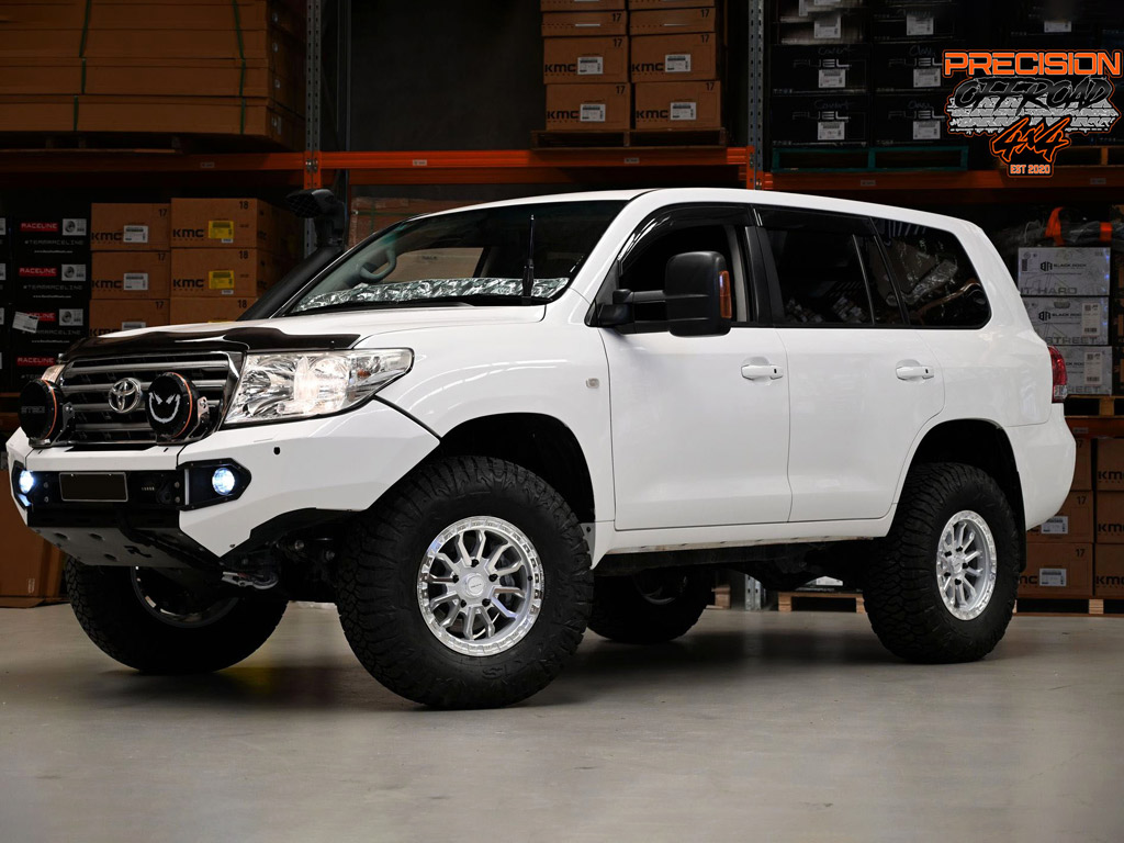 Toyota Prado | Black Rock Cobra Silver Machined Wheels